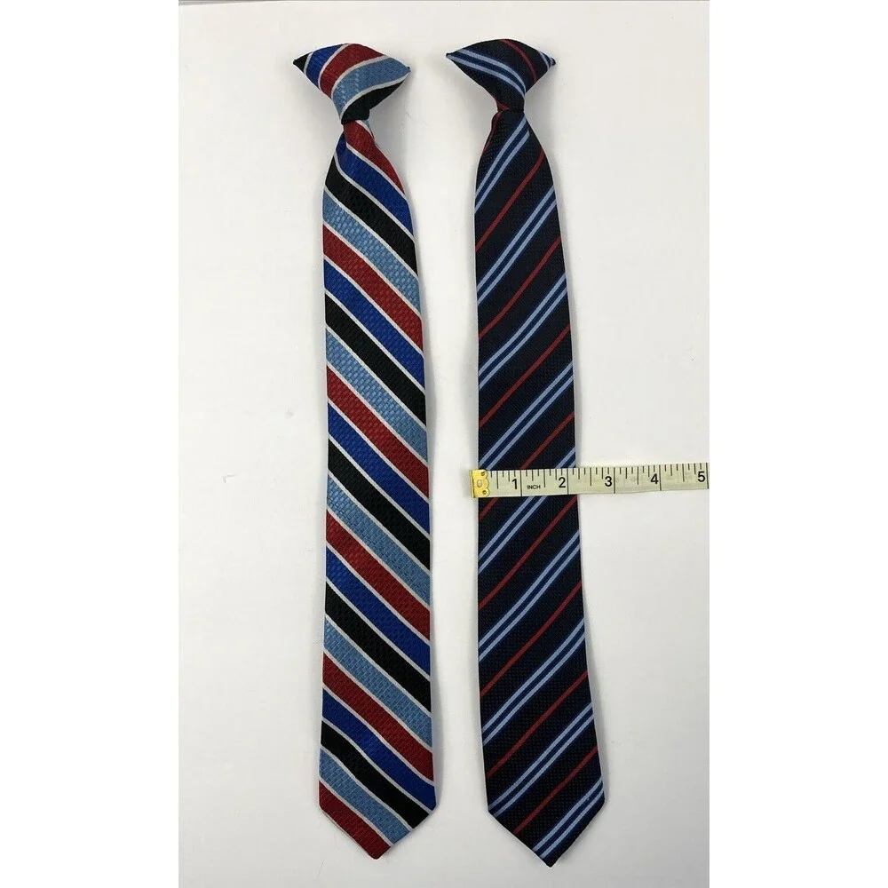 Clip-on Ties for Boys Ages 8 to 10